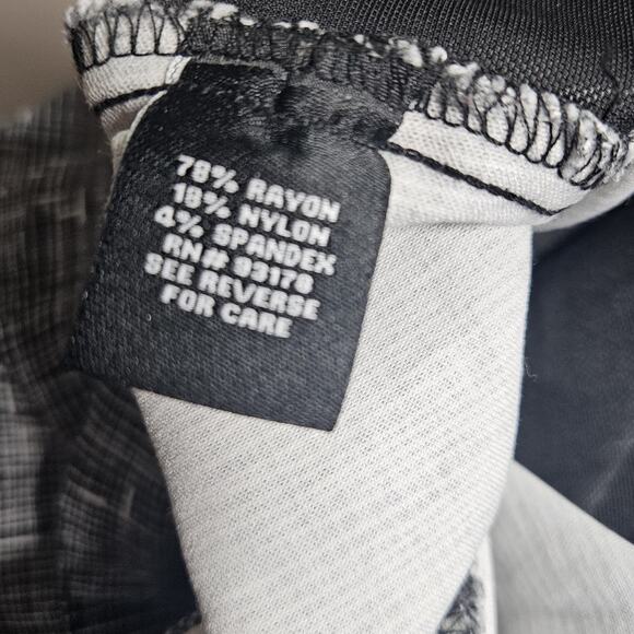 Black and White Print Dress Pants Size Small Petite - Picture 4 of 4